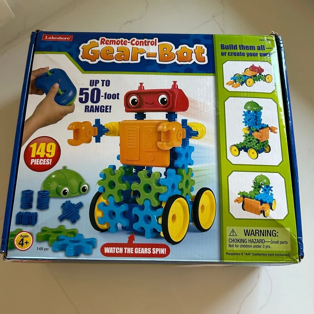 Lakeshore Remote Control Gear Bot Build Your Own Robot